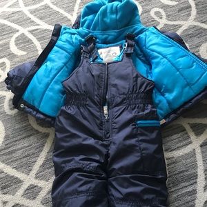 Snow baby clothes, cold clothes 12 months